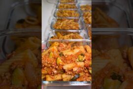 Healthy Protein Pasta Meal Prep in 30 Minutes
