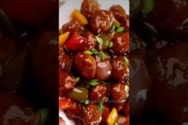 Soya Chilli/ Restaurant Style Soya Manchurian Recipe |Soyabean/Soya chunks Recipe #soyachilli#shorts