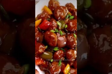 Soya Chilli/ Restaurant Style Soya Manchurian Recipe |Soyabean/Soya chunks Recipe #soyachilli#shorts
