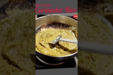 Fragrant Coriander Rice Recipe | Quick & Healthy Lunch Box Idea | Nishka’s Corner #shortsviral