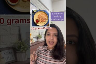 Protein rich 5 minutes Snacks - Healthy Snacks Recipes #shorts #youtubeshorts