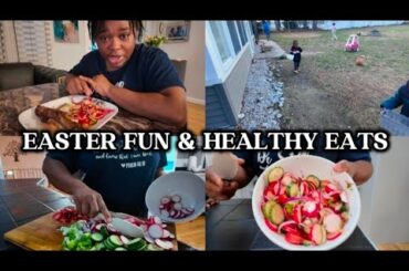 EASTER EGG HUNT VLOG 2026 | EASY RADISH SALAD RECIPE | MOM LIFE IN AMERICA