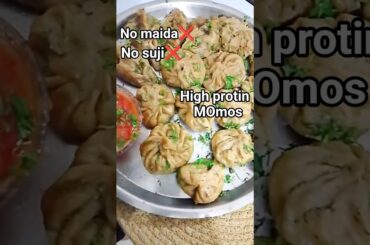No Maida No suji High Protein Momos |healthy momos Weight Loss Recipe#ytshorts#momos#momoslover
