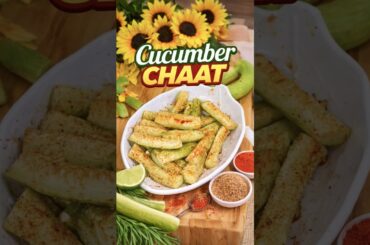Cucumber chat |#salad #saladrecipe #cucumberchaat #kheera #recipe #food #shorts #asmr #cucumbersalad