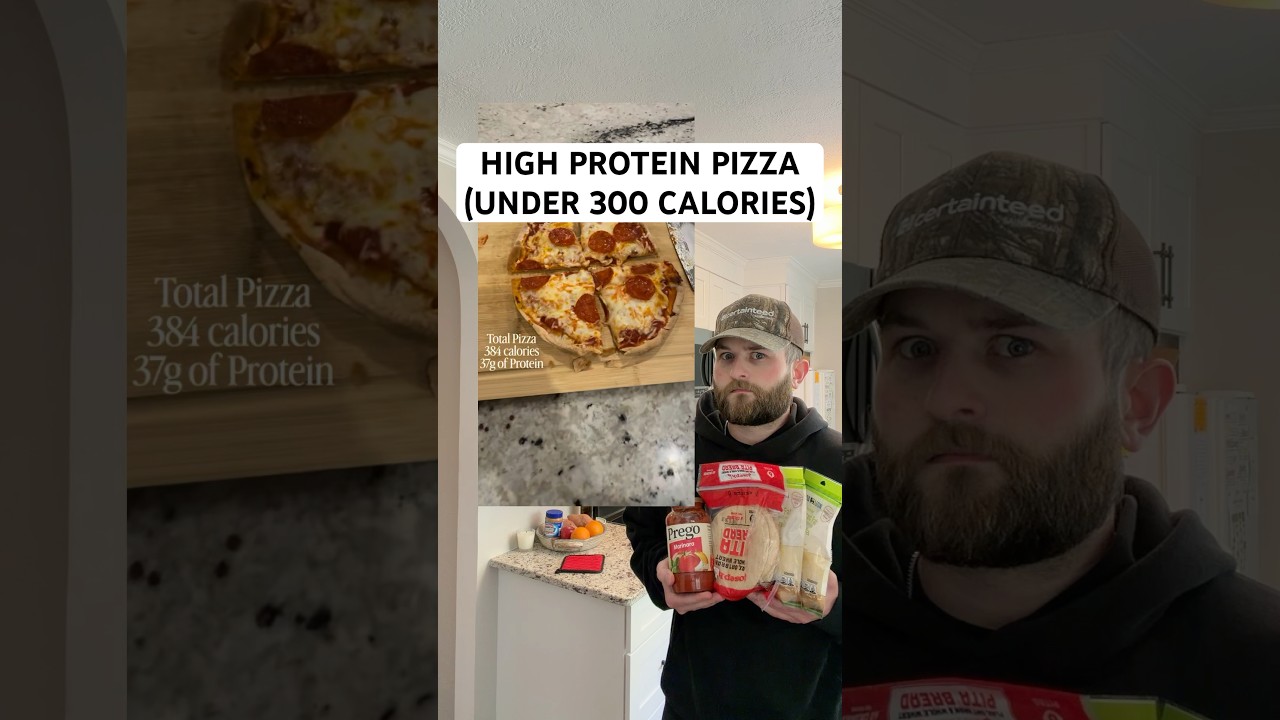 Trying a high protein pizza! (UNDER 300 CALORIES) Trying a high protein pizza! (UNDER 300 CALORIES)