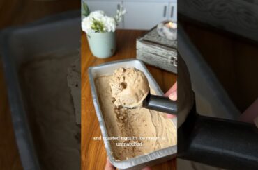 Coffee & Roasted Almond Ice cream At Home