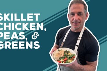 Love & Best Dishes: Skillet Chicken, Peas, and Greens Recipe | Healthy Chicken Breast Dinner Ideas