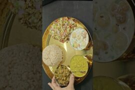 Healthy Lunch Thali #lunchthali #healthyfood #weightlossjourney #recipe #food#shortvideos #ytshorts