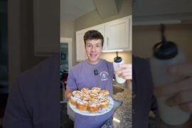 Buffalo Chicken Pizza Bites High Protein Low Calorie Snack Recipe #shorts