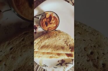 Dosa With Tomato Split Chickpeas Chutney#breakfast#dosachutney#food#sproutsdosa#cooking #potatodosa