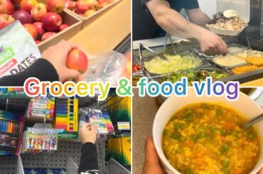 Healthy Lunch Ideas + Grocery Shopping & dinner from outside on my husband demand|@Bibiayesha522