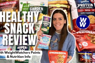Healthy Snack Review | Trying New Healthy Low Point Foods | WeightWatchers Points, Calories & Macros