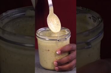 Sweet & Spicy Curry Yogurt Dressing | High Protein Meal Prep Sauce #recipe #highprotein