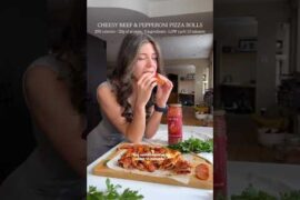 CHEESY BEEF & PEPPERONI PIZZA ROLLS