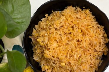 Egg fried rice | Healthy dinner in 10 minutes | #protein #healthyeating #easyrecipe #themamtatouch