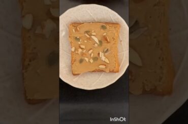 Peanut Butter Toast || protien rich breakfast || High protien food #bread #viral #trending #shorts