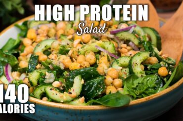 If you're over 50, this recipe is for you! Chickpea and cucumber salad that burns belly fat!