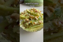 Asian Cucumber Salad #cucumbersalad  #saladrecipe #youtubeshorts #viralshorts #shorts