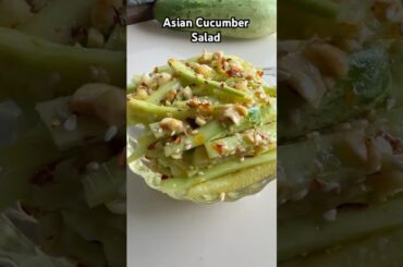 Asian Cucumber Salad #cucumbersalad  #saladrecipe #youtubeshorts #viralshorts #shorts