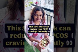 PCOS friendly high protein snack | Roasted chana chaat for weight loss & cravings control #pcosdiet