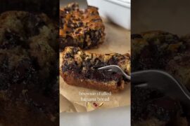 The Ultimate Dark Chocolate Brownie Banana Bread