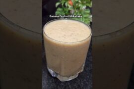 Banana Dryfruit Milkshake | Healthy Recipe |Energy Booster #viral #ytshorts #milkshake #banana #food