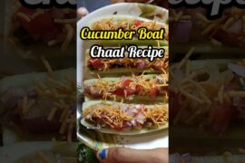 Cucumber Boat Chaat Recipe || Cucumber Boat Salad In Odia ...#shorts #trending #shortsfeed #odia