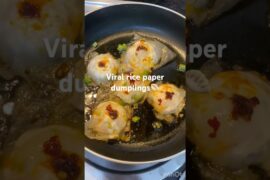 Viral rice paper dumplings #momos #ricepaperdumplings #healthyrecipes #viralrecipe #easyrecipe