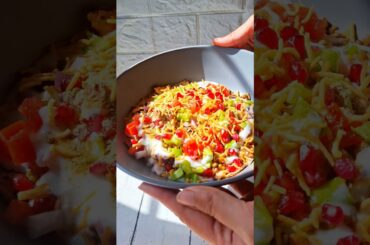 leftover roti chaat #food #recipe #leftover #plates_of_hometown #shorts