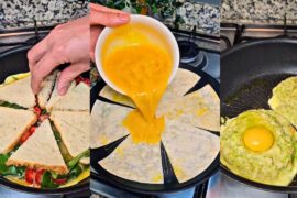 10 Different healthy & high protein breakfast ideas.