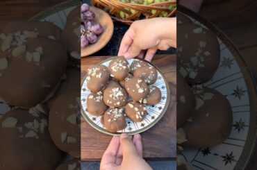 Healthy coconut banana chocolate #shorts #chocolate