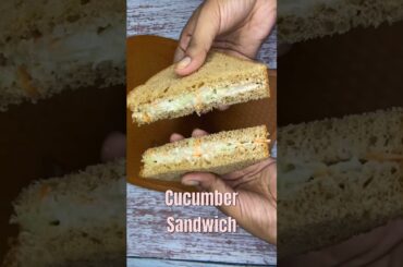 Easy Cucumber Sandwich | Cucumber Mayo Sandwich | Easy Sandwich Recipe Temptation #ytshort #short
