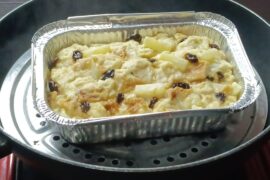 LEFTOVER BREAD RECIPE IDEA! SUPER EASY AND DELICIOUS STEAMED BREAD PUDDING!