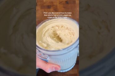 Low Calorie High Protein Vegan Ice Cream?!