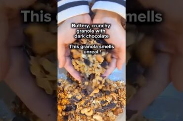 Didn’t know granola is this easy! #airfryer  #granola #healthy  #shorts #easyrecipe #chocolate