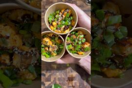 My food is all high protein. Salmon bowls #food #cooking #easyrecipe #healthy#dietplan#food #rice