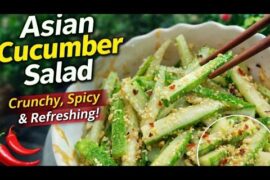 Asian Cucumber Salad Recipe  | Easy Healthy Salad #AsianCucumberSalad #CucumberSalad