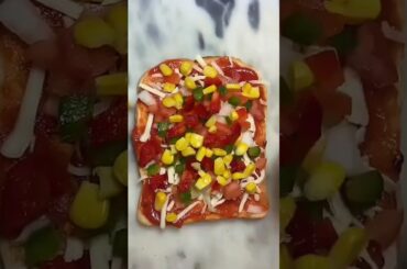 Bread Pizza #bread pizza#snack recipe#homemade pizza#pizza at home#bread recipe