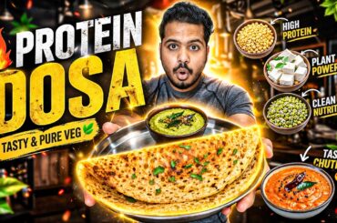 VEG PROTEIN DOSA FOR FAT LOSS | EASY & TASTY DIET RECIPE