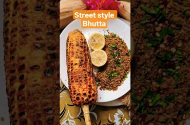Bhutta |Charred Corn|, #trending #recipe #shortsfeed #healthy #youtubeshorts#corn #streetfood#foodie