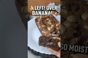 Best trick to use over ripe bananas #wheatrecipe #relatable #easyrecipe #food #recipe  #shorts