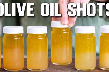 OLIVE OIL WELLNESS SHOTS | anti-inflammatory, gut health recipe