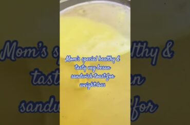 Mom made delicious veg besan toast recipe |Crispy bread sandwich with green chutney at eveni snacks