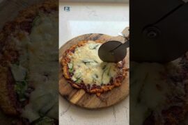 No Dough ZERO CARB Delicious Pizza - Healthy weight loss Recipes #ytshorts #viral #trending #pizza