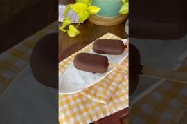 Triple chocolaty healthy Magnum at home #recipe #easyrecipe #food #icecream #easyrecipe #magnum