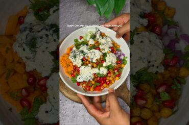 Crispy Chickpea Salad | Air Fried Chickpea Snack | High Protein | Salads You’ll Crave Again