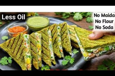 No Breads high protein Sandwich ! healthy breakfast Ideas , Tiffin Recipe|