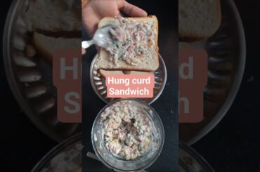 Hung Curd Sandwich #ytshorts #sandwich#hungcurdsandwich