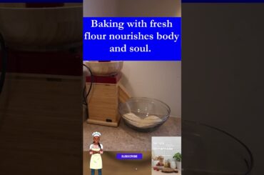 Freshly Milled Flour @NutriMill  | #freshlymilledflour #flour #bread #food #cooking #breakfast