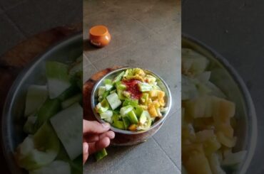 Spicy Kakdi Tamatar Salad #asmr #salad #shorts #sonic